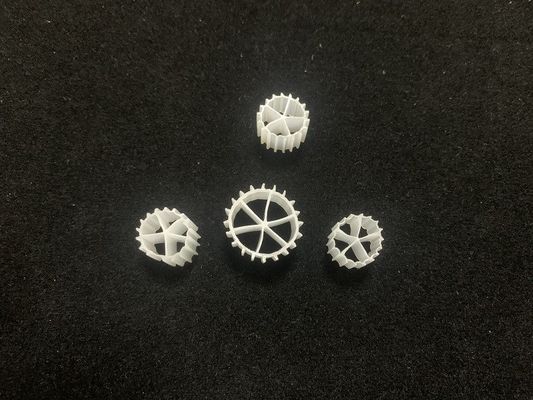 White FDA 11X7mm Biofilm Reactors For Wastewater Treatment