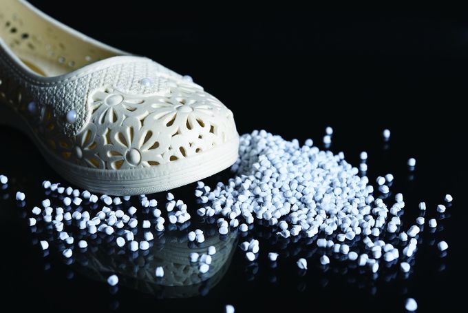 Anti suola di scarpa molle dei granelli del PVC della riva A 60 di slittamento 2