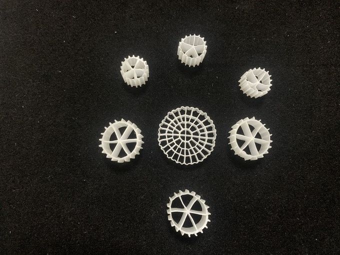 materiale RAS System di media di Mbbr dell'HDPE di 10X7mm FDA 1